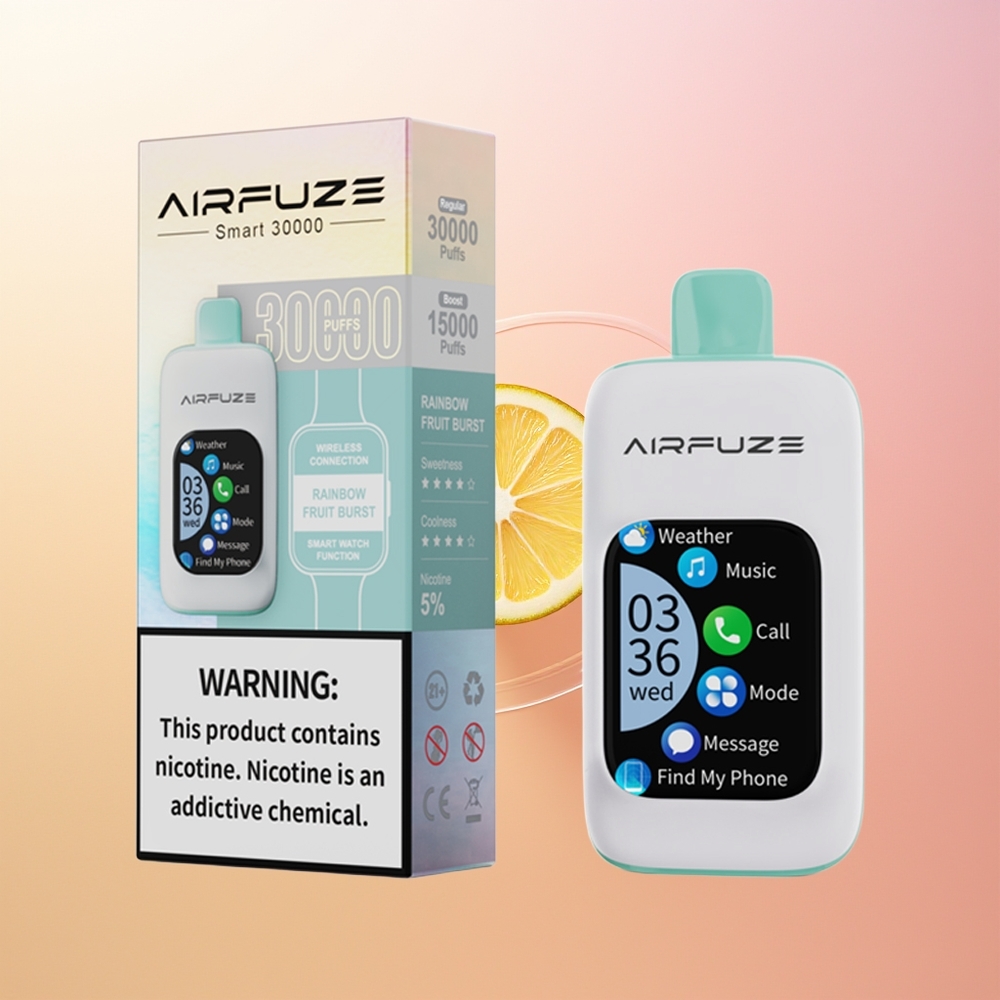 AirFuze Smart 30000 انفجار فواكه قوس قزح بشاشة تعمل باللمس 201 بوصة