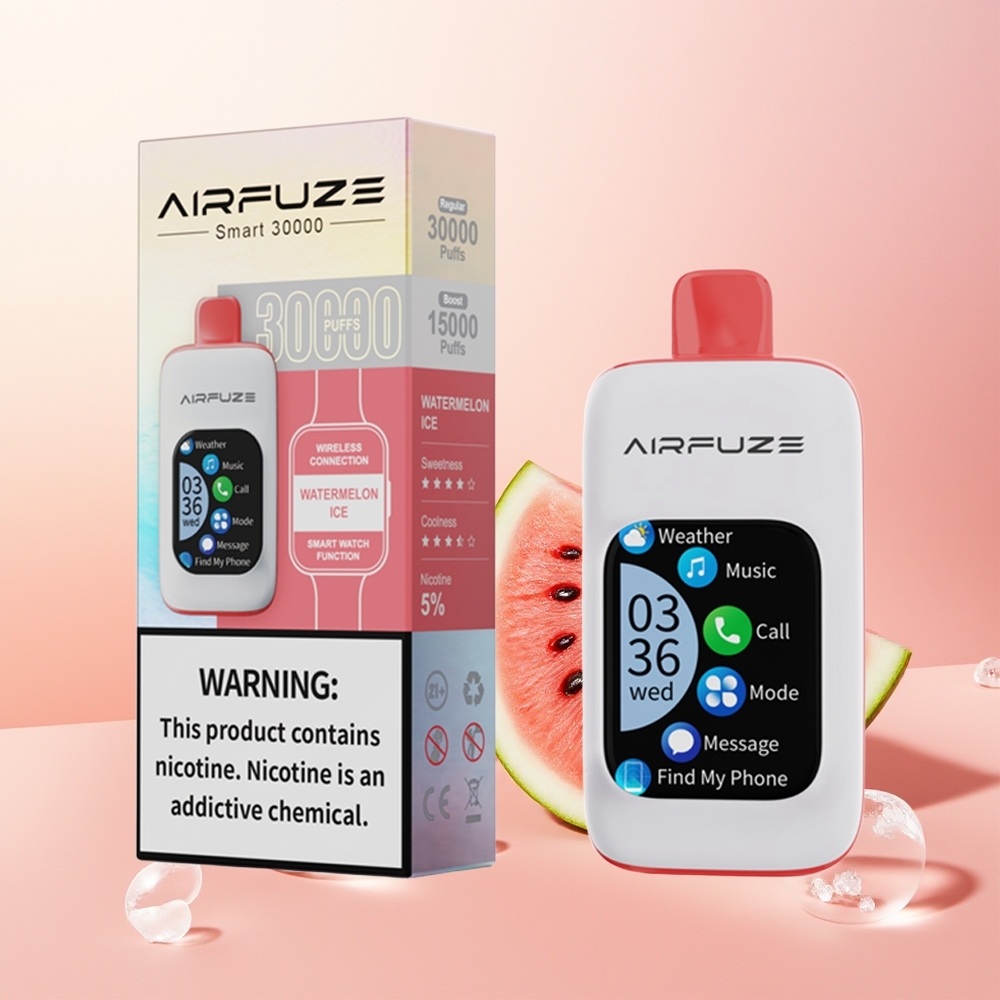 AirFuze Smart 30000 بطيخ مثلج بشاشة تعمل باللمس وبطارية 900 مللي أمبير