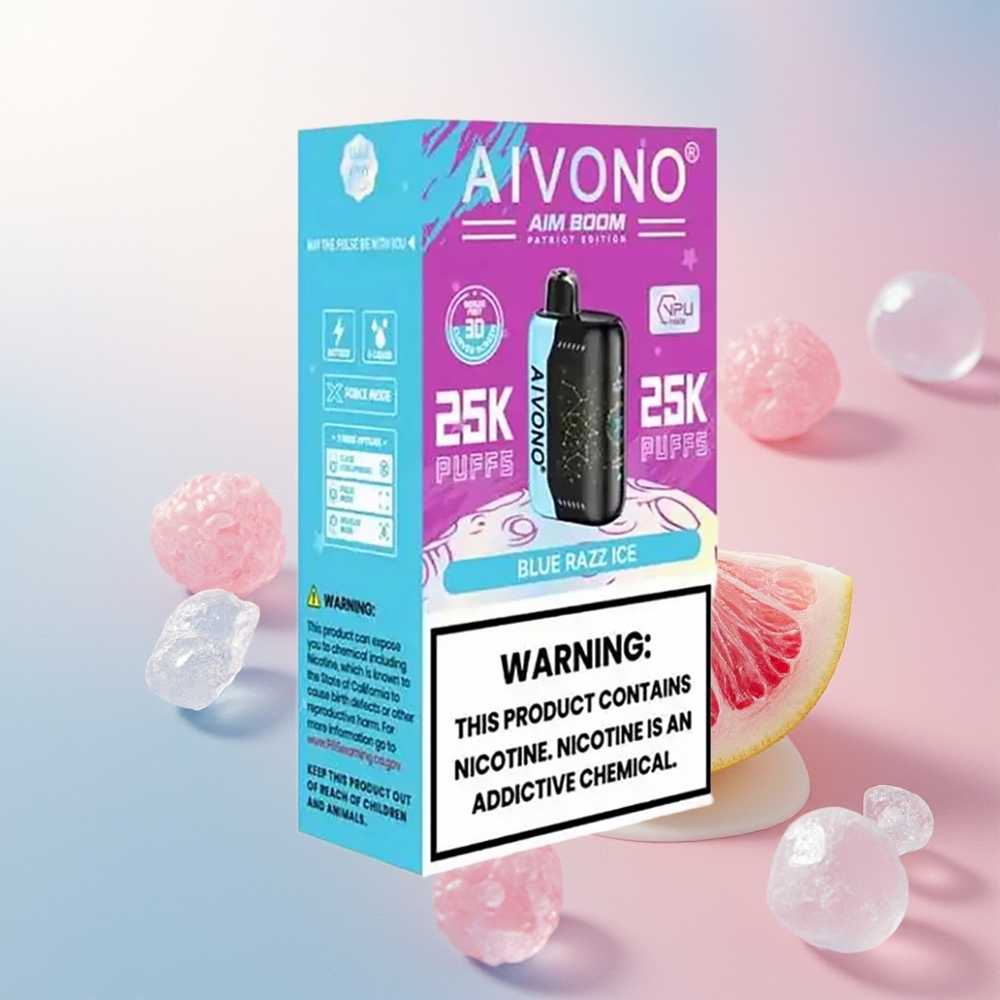 Aivono Aim Boom 25000 الراز الأزرق الجليدي 650mAh