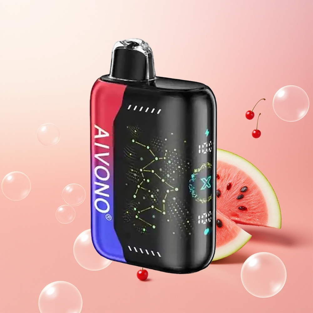 Aivono Aim Boom 25000 بطيخ مثلج وكريز بمد 28 مل