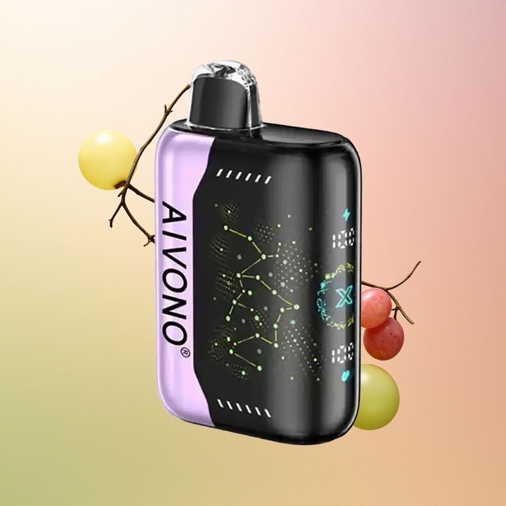 Aivono Aim Boom 25000 تفاحة خضراء عنب 650 مللي أمبير
