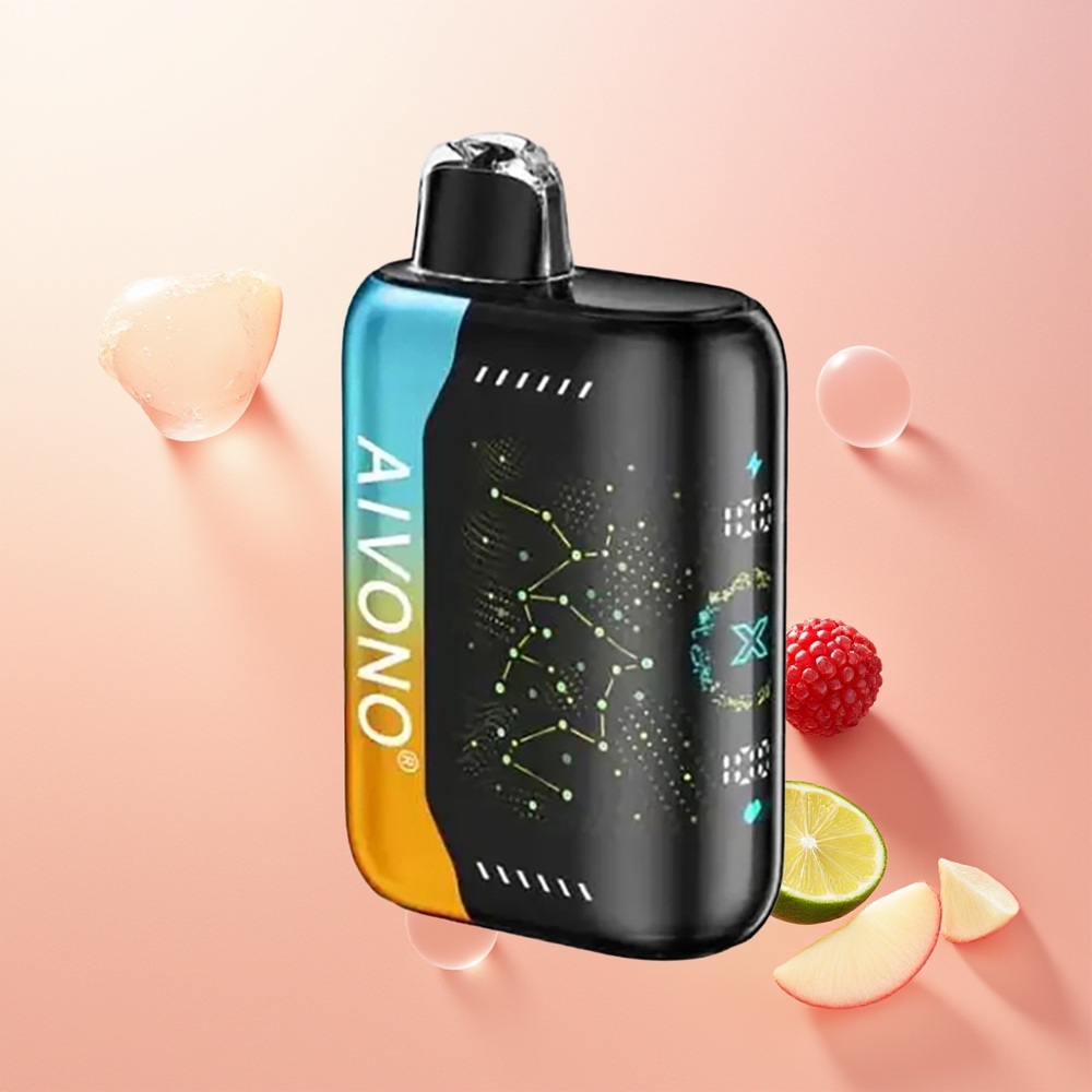 Aivono Aim Boom 25000 توت العليق الخوخ الليمون مع شبكة 12 أوم