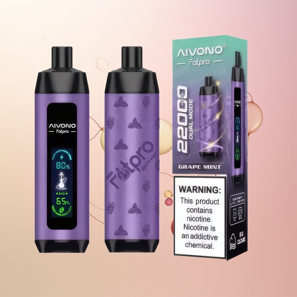 Aivono Aim Fatpro 22000 عنب نعناع بخاخ 28 مل