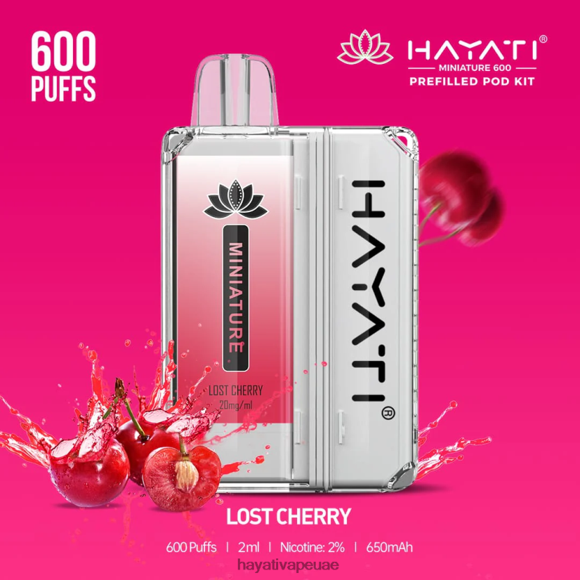 Hayati Miniature 600 مجموعة جراب الكرز المفقود - Hayati Vapes Wholesale 4B028H40