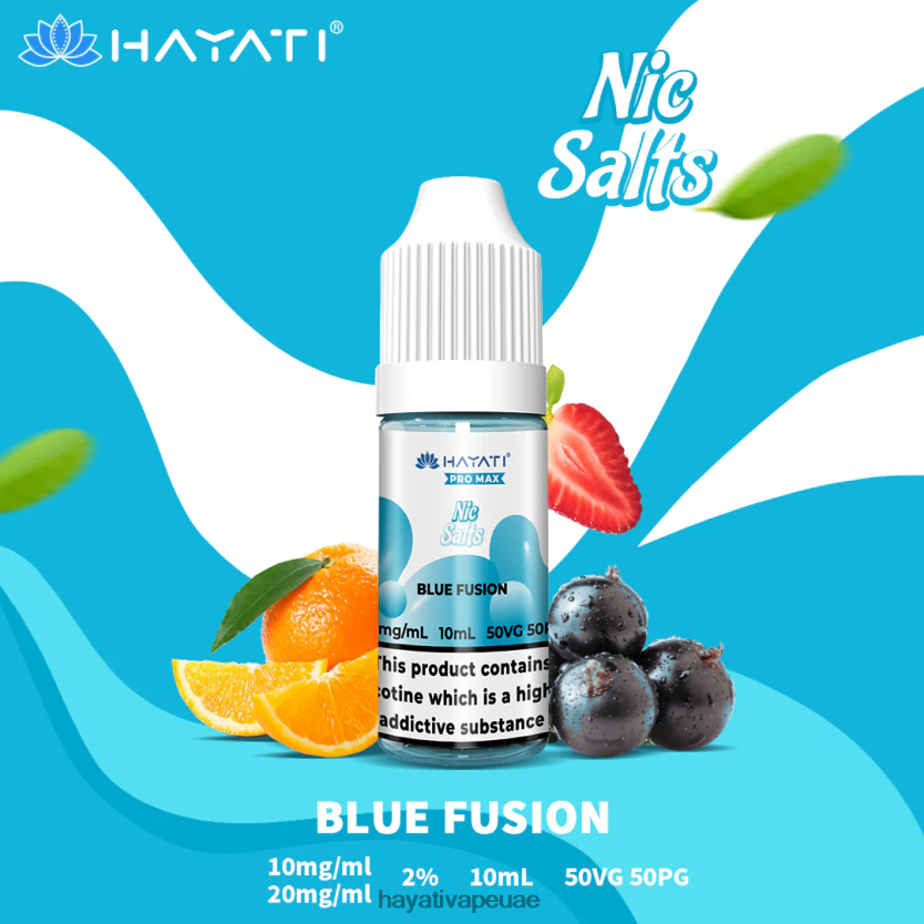 Hayati Pro Max أملاح النيكل الانصهار الأزرق - Hayati Vape Near Me 4B028H229