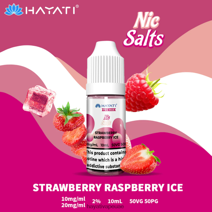 Hayati Pro Max أملاح النيكل الفراولة والتوت الجليد - Hayati Vape Dubai 4B028H245