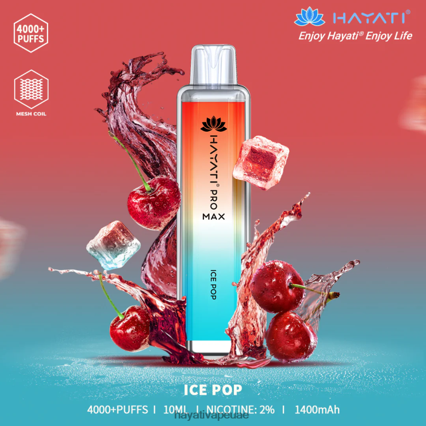 Hayati Pro Max يمكن التخلص منه البوب ​​الجليد - Hayati Vape Flavours 4B028H107