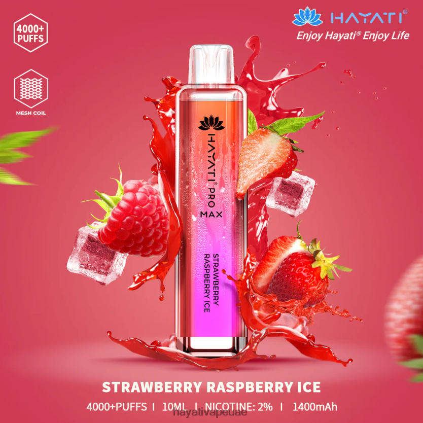 Hayati Pro Max يمكن التخلص منه الفراولة والتوت الجليد - Hayati Vape Price 4B028H122