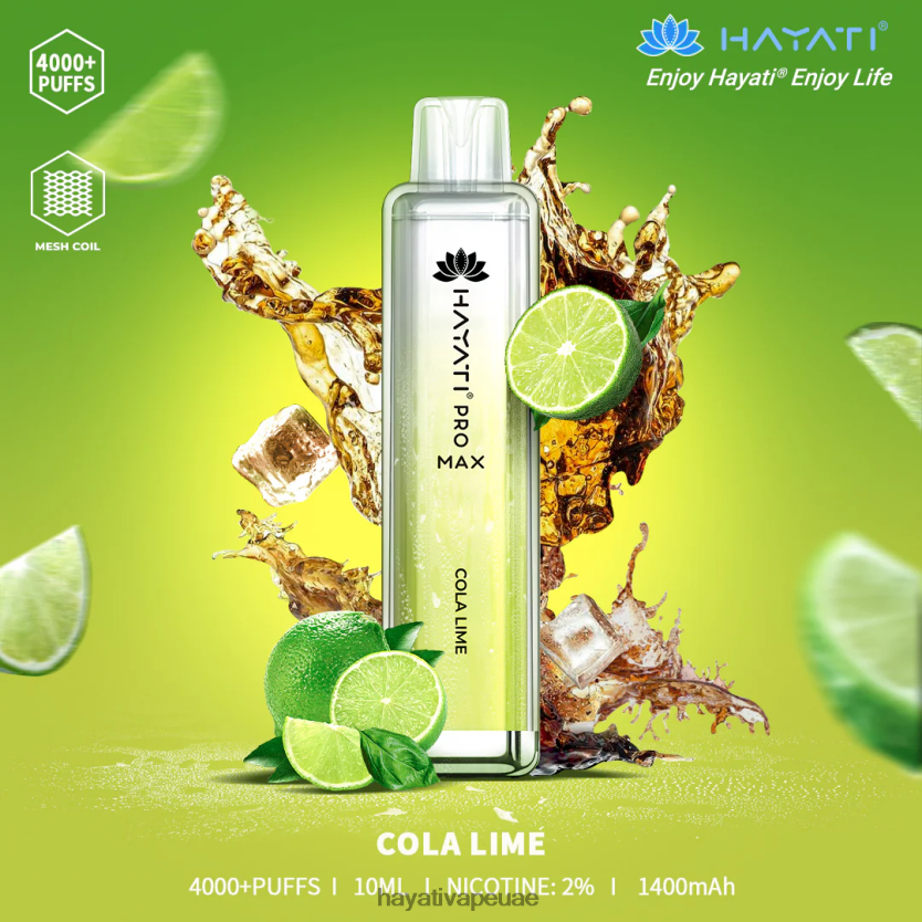 Hayati Pro Max يمكن التخلص منه الكولا الجير - Hayati Store UAE 4B028H101