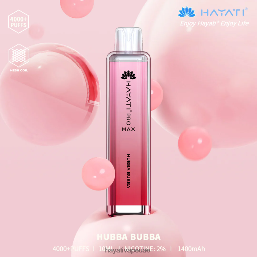 Hayati Pro Max يمكن التخلص منه هوبا بوبا - Hayati Vape UAE 4B028H106