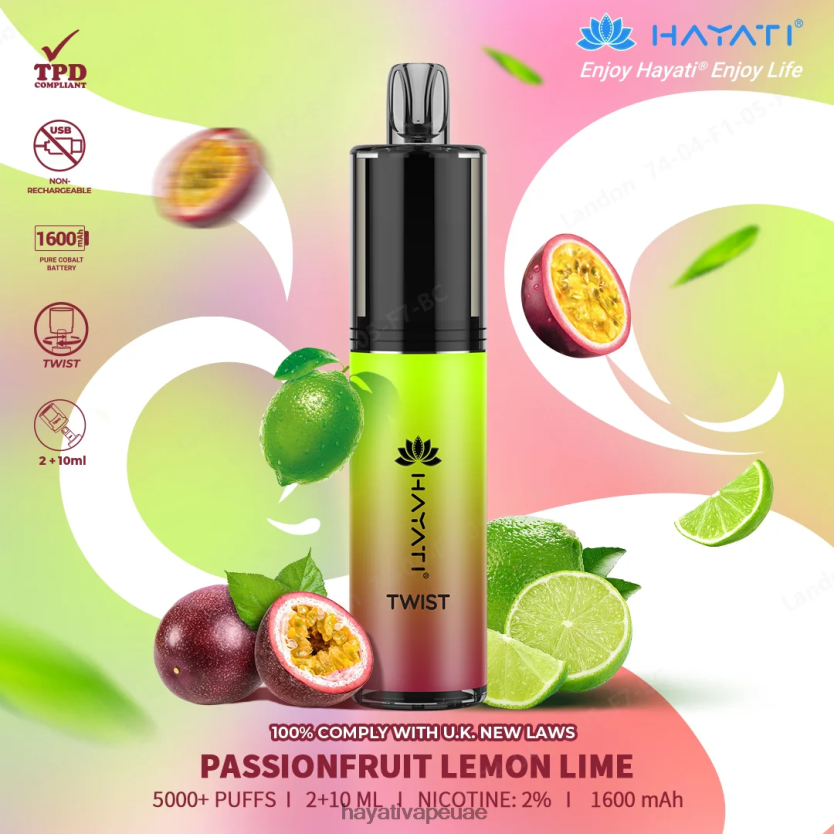 Hayati Twist يمكن التخلص منه الليمون الحامض - Hayati Vape Liquid 4B028H78