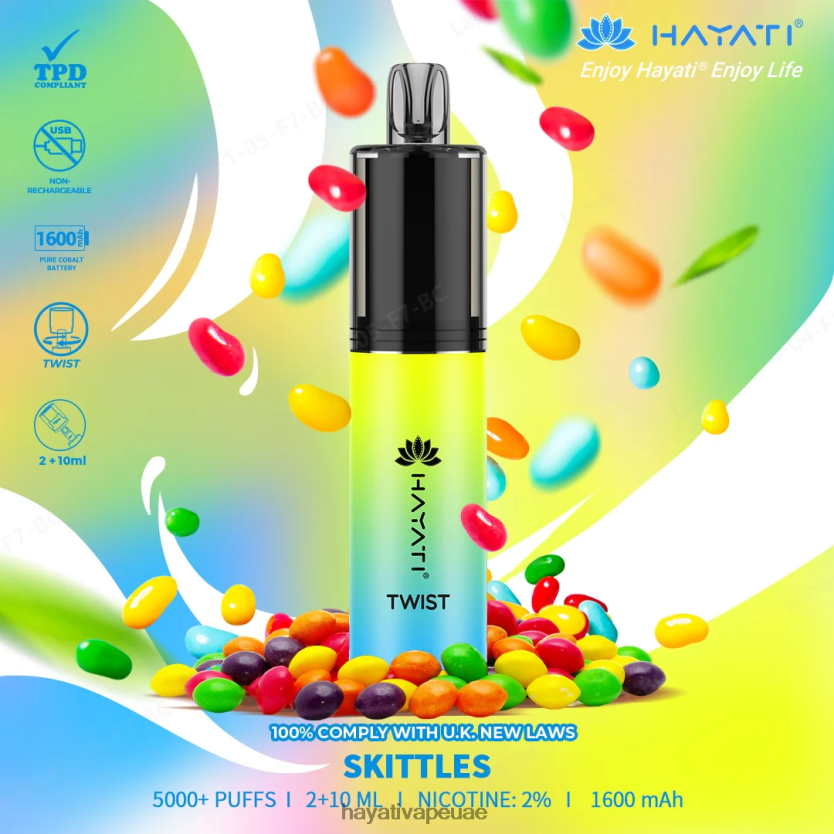 Hayati Twist يمكن التخلص منه لعبة البولنج - Hayati Vapes Wholesale 4B028H80