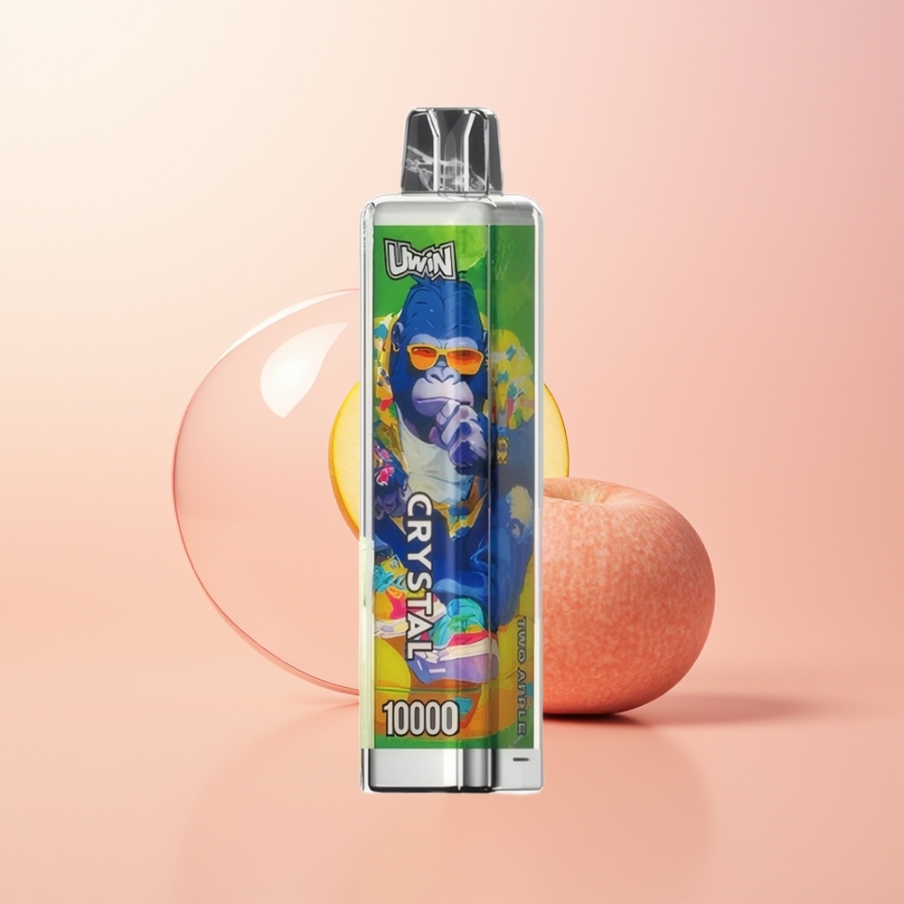 Uwin Crystal 10000 تفاحتان البلور مع أضواء آر جي بي