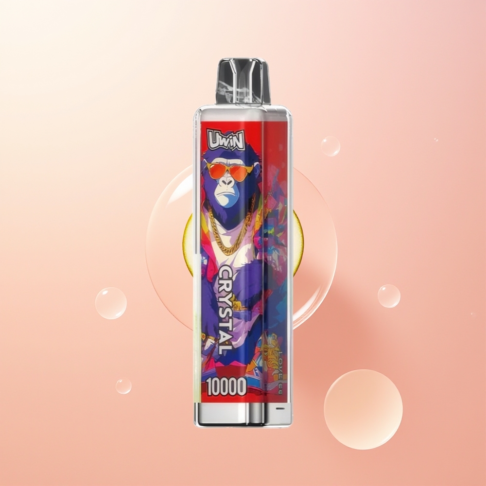 Uwin Crystal 10000 حب 66 مع أضواء RGB وسعة 18 مل وبطارية 650 مللي أمبير