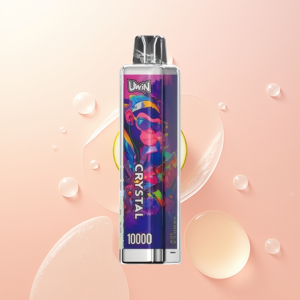 Uwin Crystal 10000 ونيلا آيس كريستال مع أضواء آر جي بي