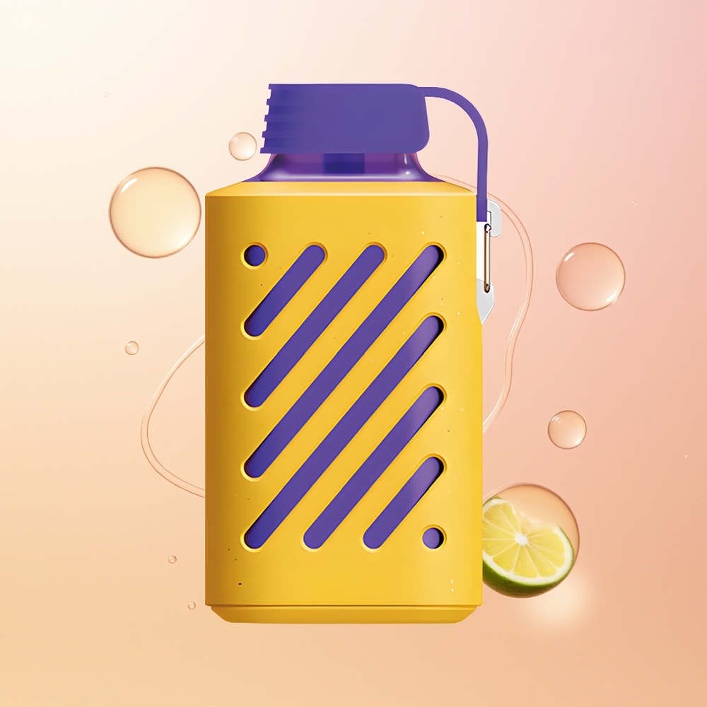 VOZOL GEAR 10000 ليمون لايم مع سعة سائل 20 مل وملح نيكوتين 20 ملغم/مل