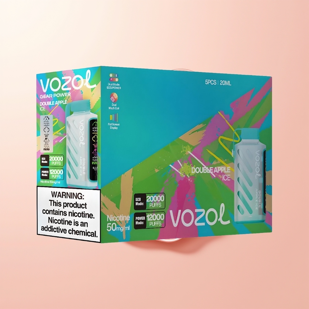 VOZOL Gear Power 20000 تفاحتين مثلج بالشاشة الكاملة وتقنية اللف المزدوج