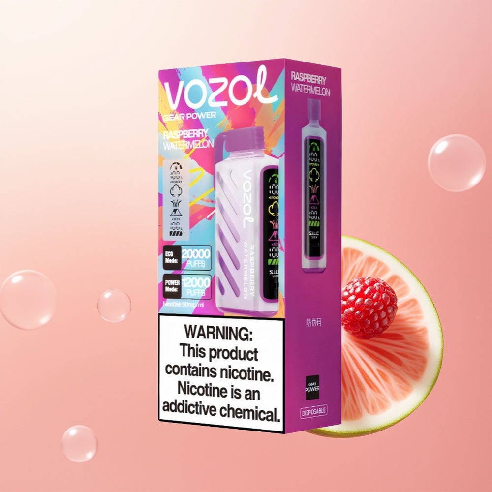 VOZOL Gear Power 20000 توت العليق البطيخي بتقنية SiLC وشاشة كاملة