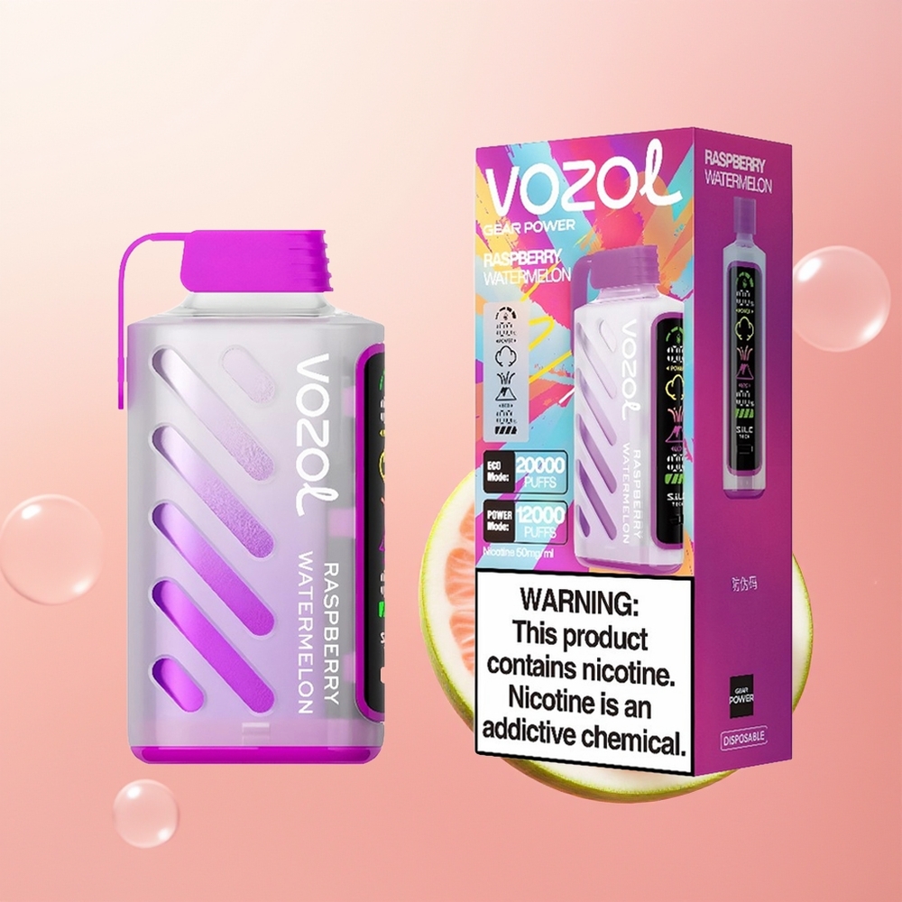 VOZOL Gear Power 20000 توت العليق البطيخي بتقنية SiLC وشاشة كاملة