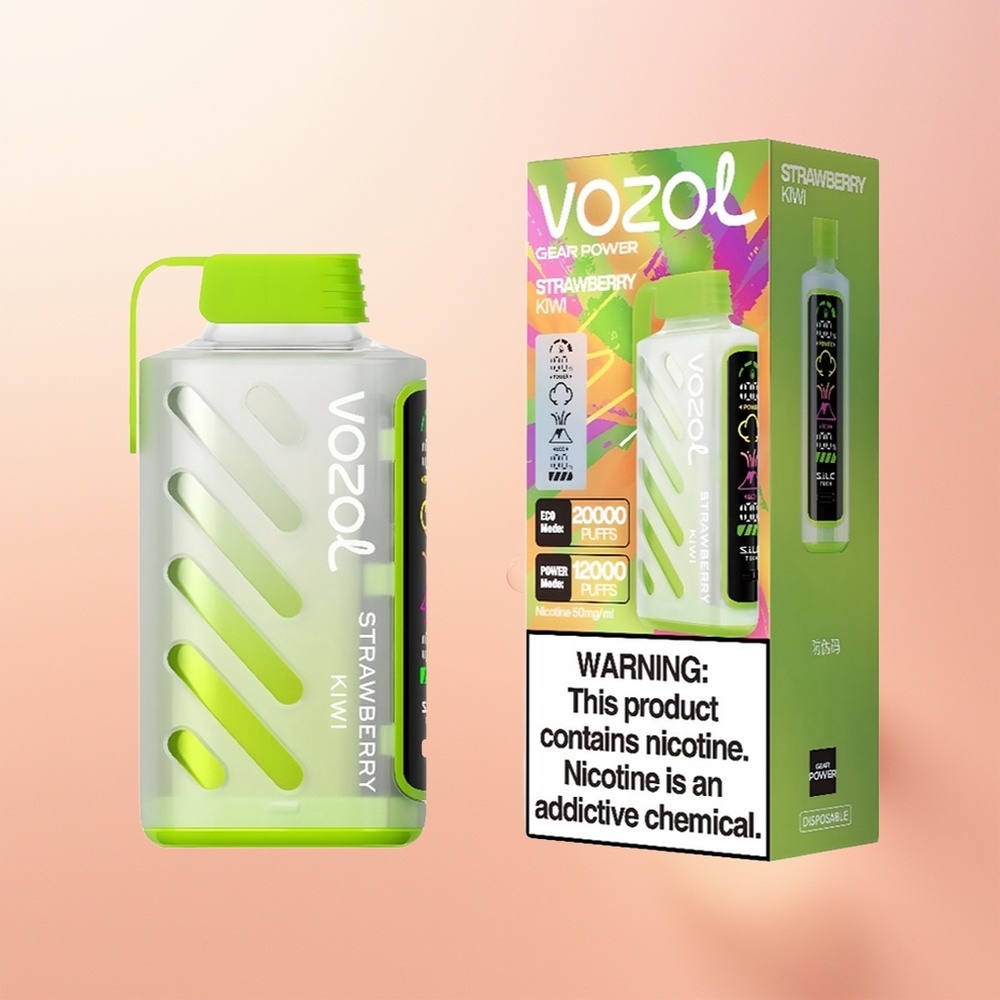 VOZOL Gear Power 20000 فراولة كيوي بتقنية SiLC وشاشة كاملة