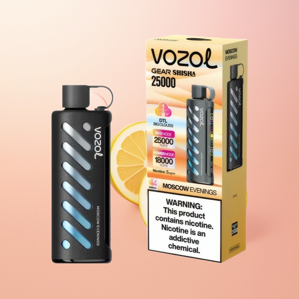 VOZOL Gear Shisha 25000 أمسيات موسكو ذات النكهات الـ30