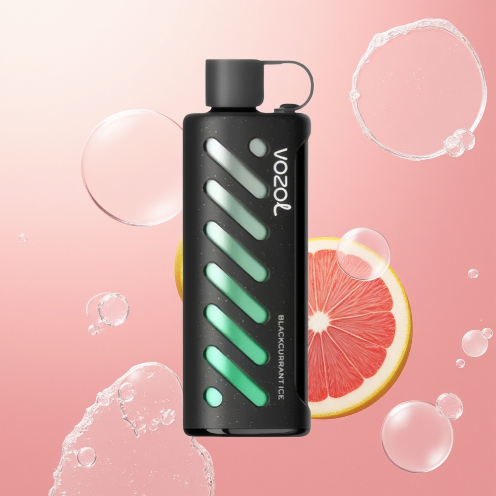 VOZOL Gear Shisha 25000 عصير الكشمش الأسود المثلج بالشريحة الذكية