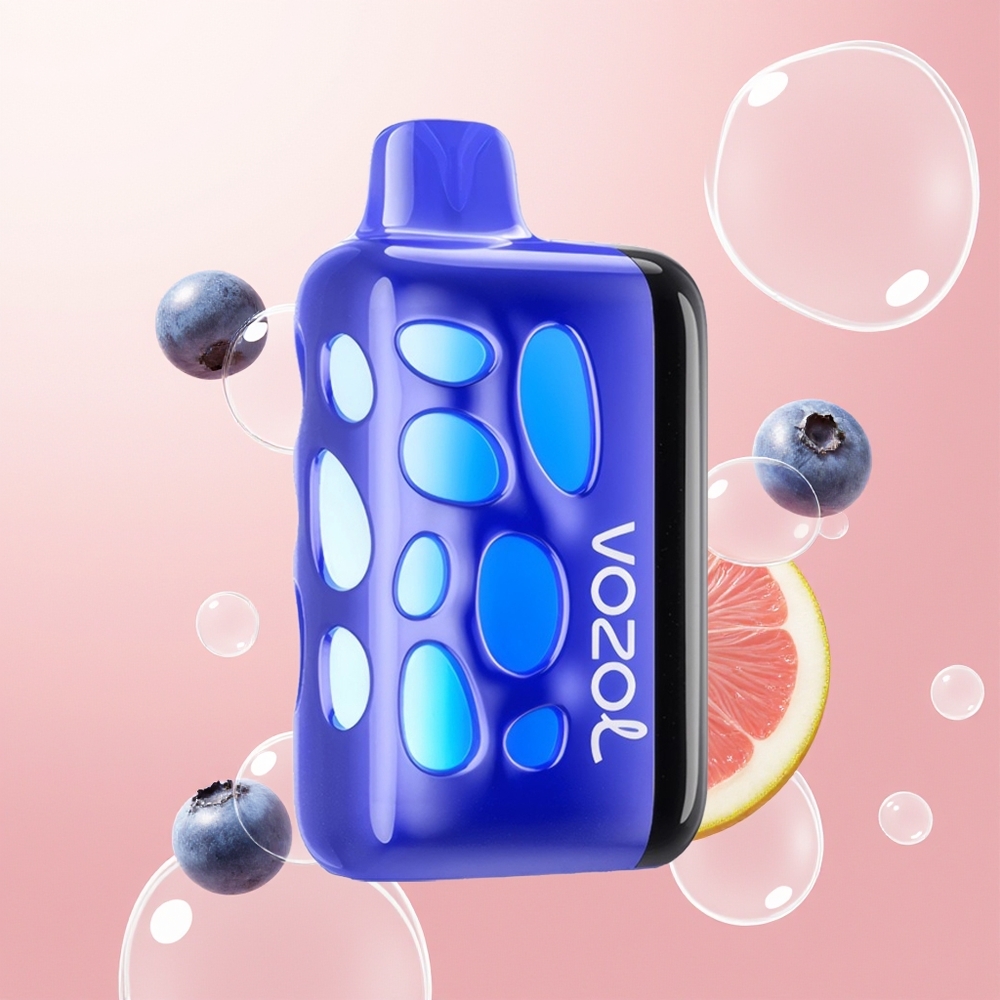 VOZOL RAVE 40000 توت أزرق جليدي مع شحن سريع وومضات إيقاعية