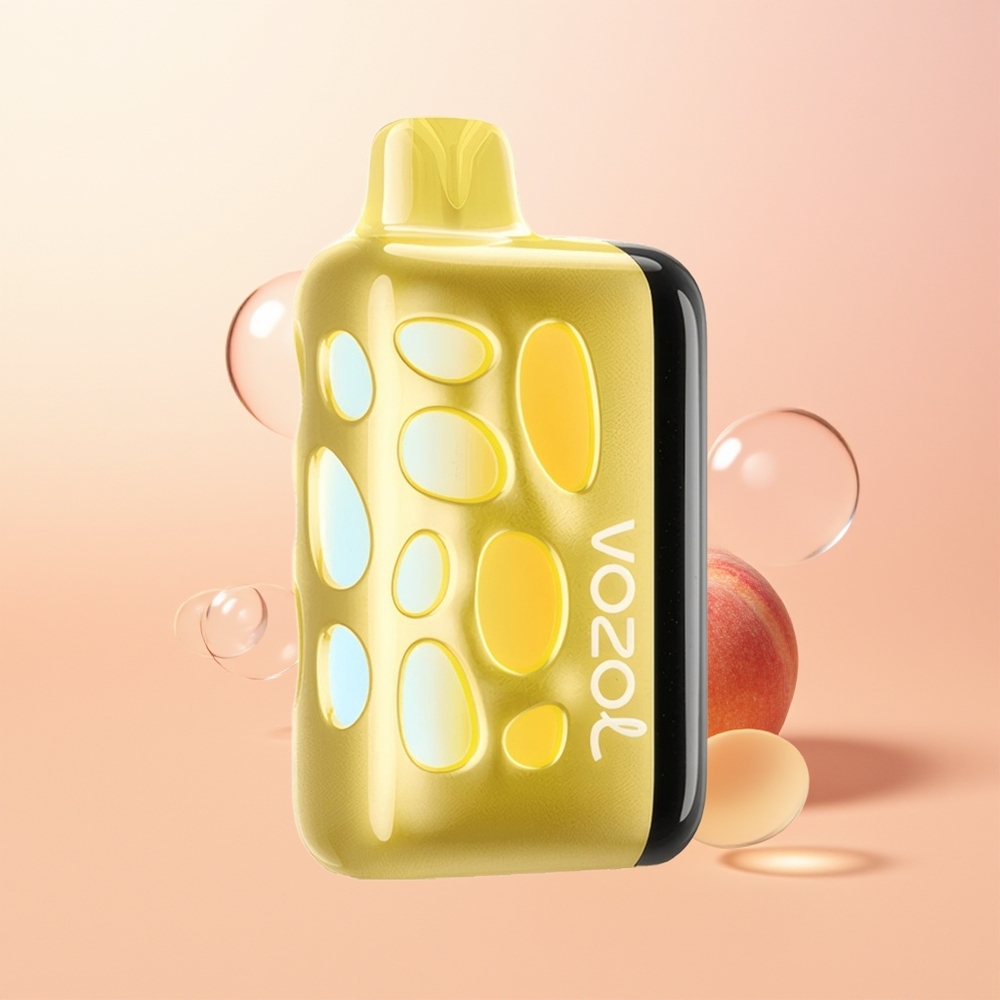 VOZOL RAVE 40000 مانجو خوخ مع ضوء متوهج و شحن سريع