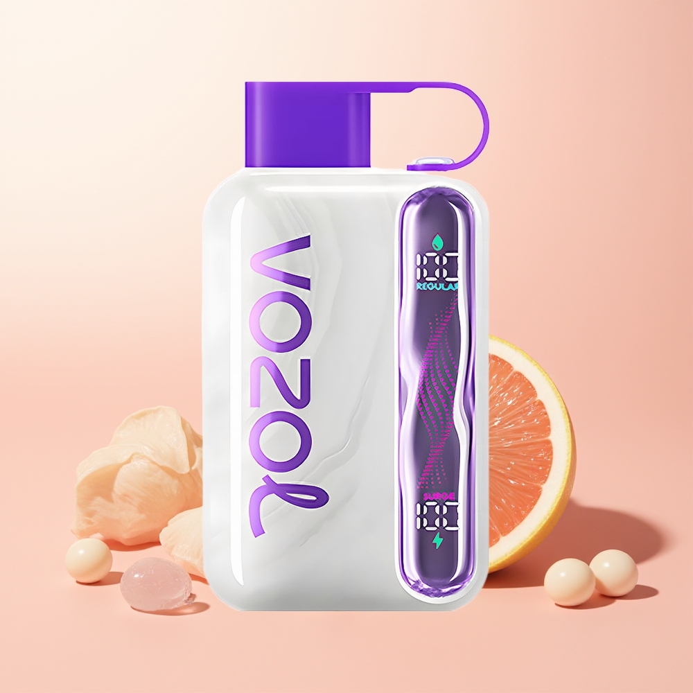 VOZOL STAR 40000 شيريمويا جريب فروت توت مع 1000 مللي أمبير ونيكوتين 50 ملجم/مل