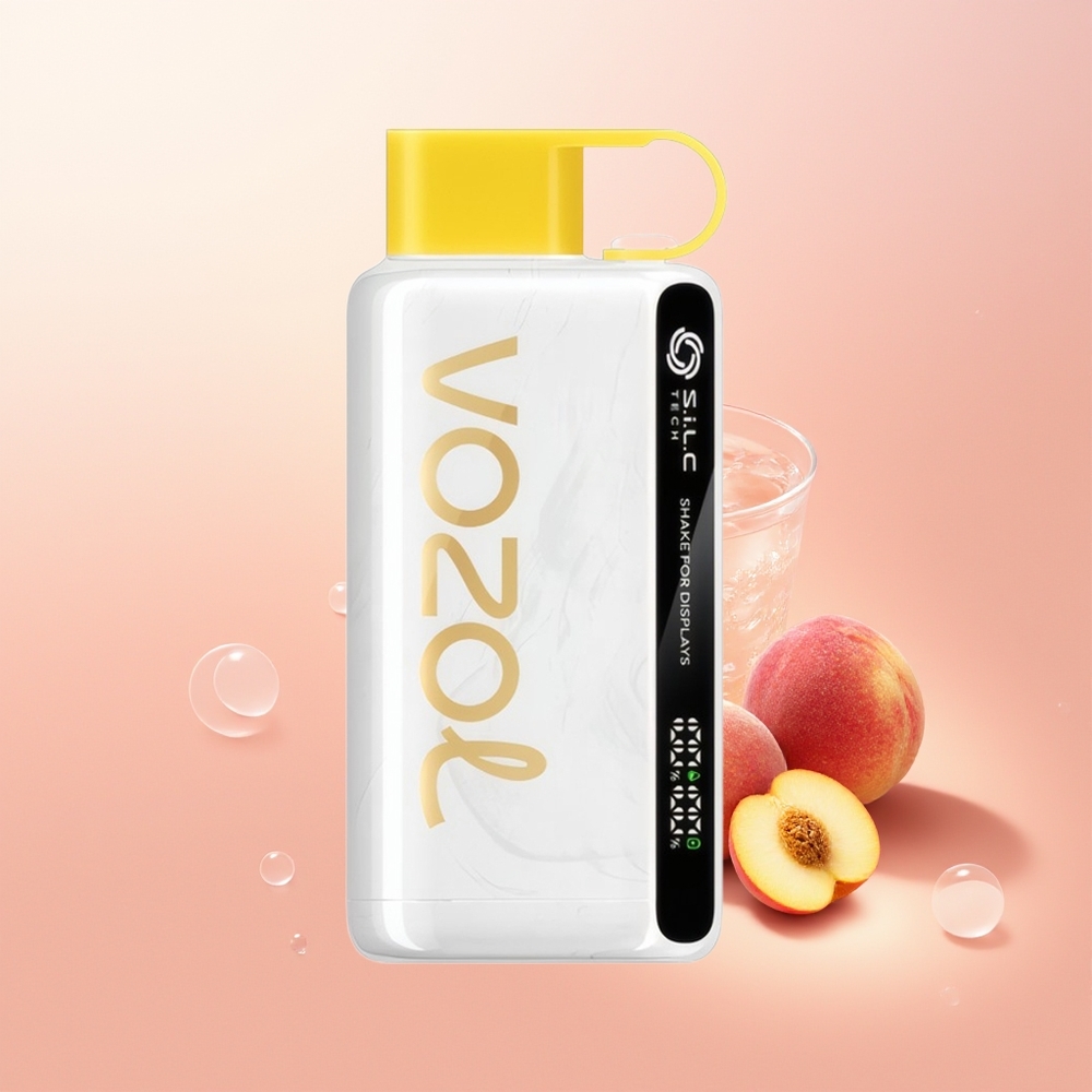 VOZOL STAR 9000/12000 عصير الكرز والخوخ مع شحن سريع