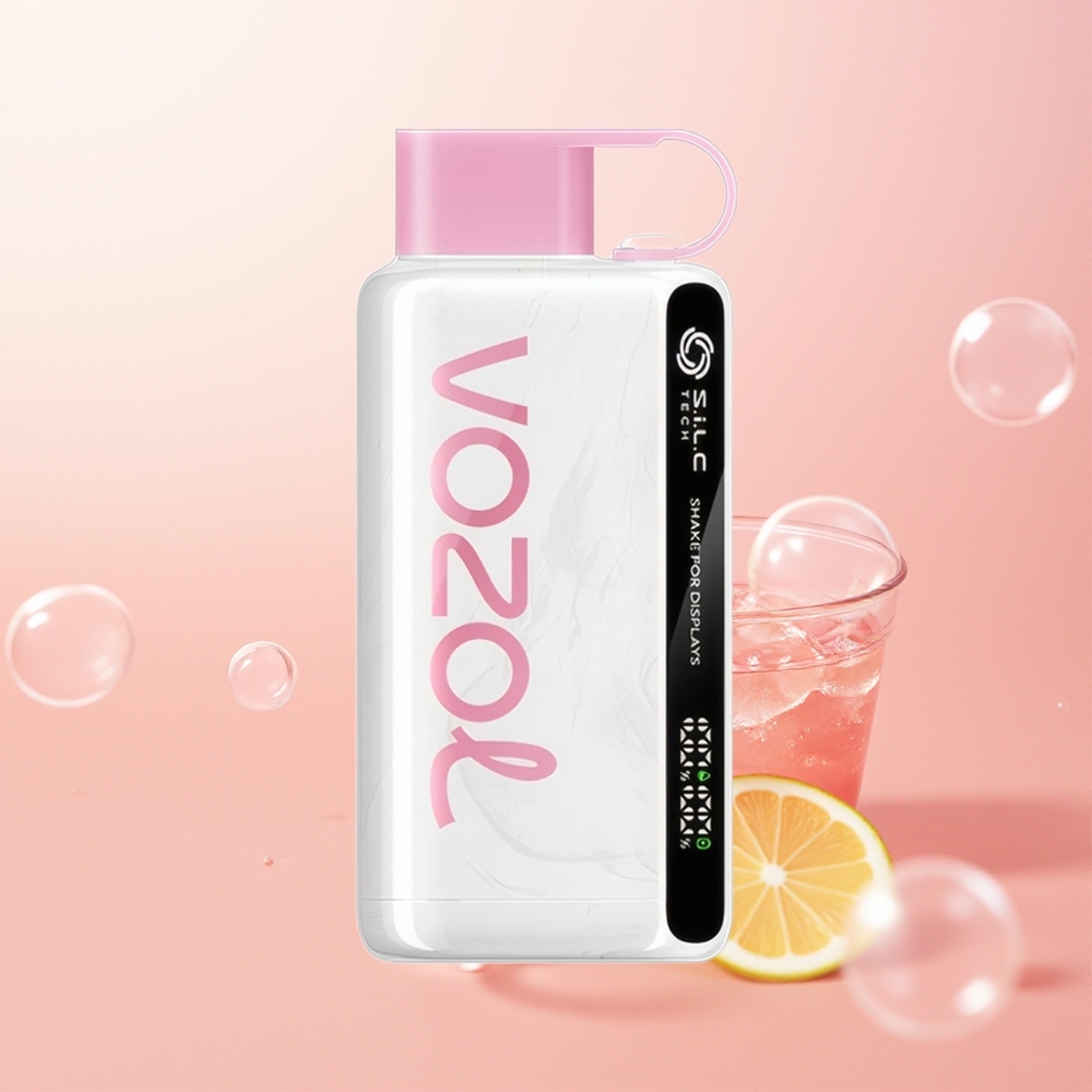 VOZOL STAR 9000/12000 عصير الليمون الوردي مع شيك للعرض وتقنية SiLC