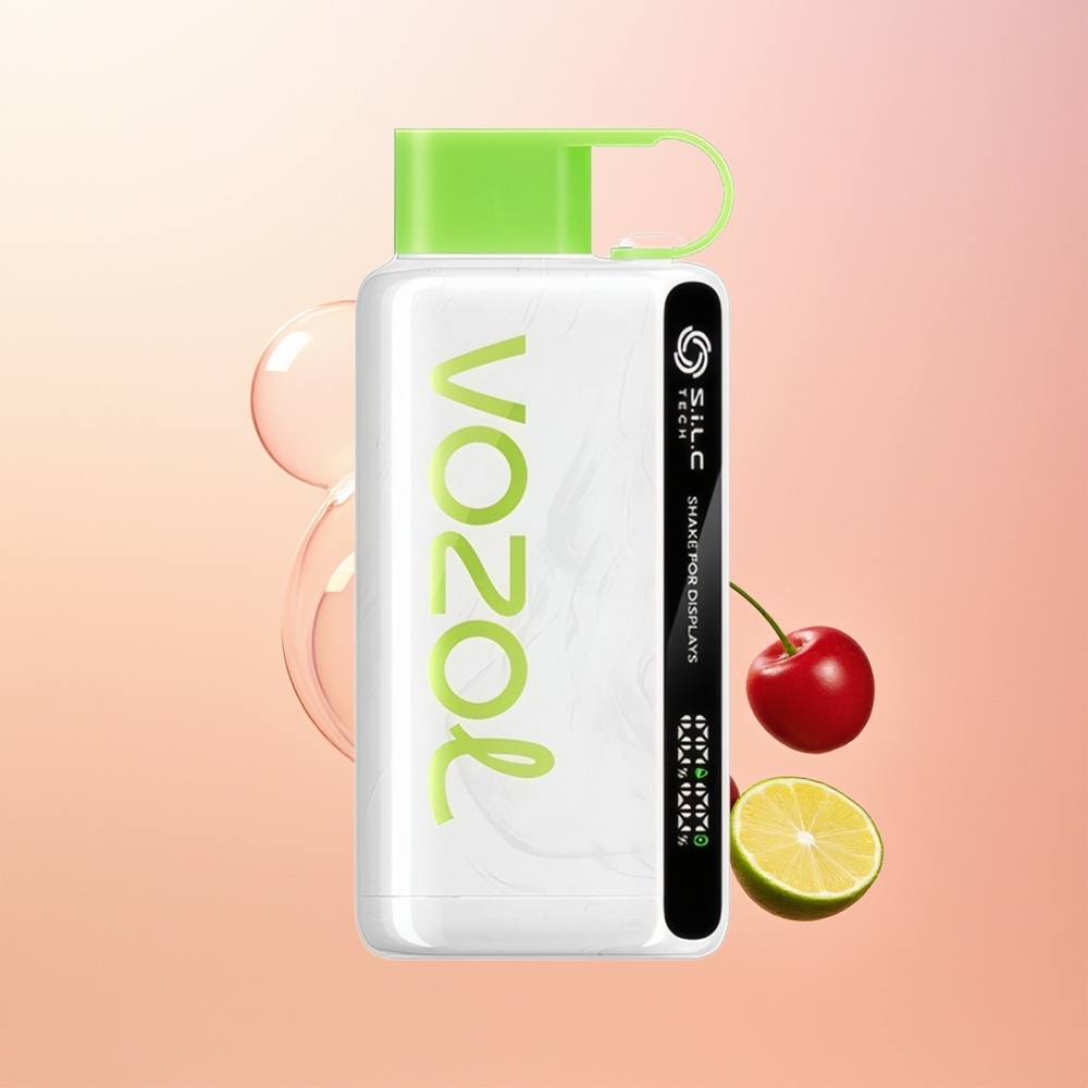VOZOL STAR 9000/12000 كرز ليمون مع شاشة اهتزاز وتقنية شحن سريع