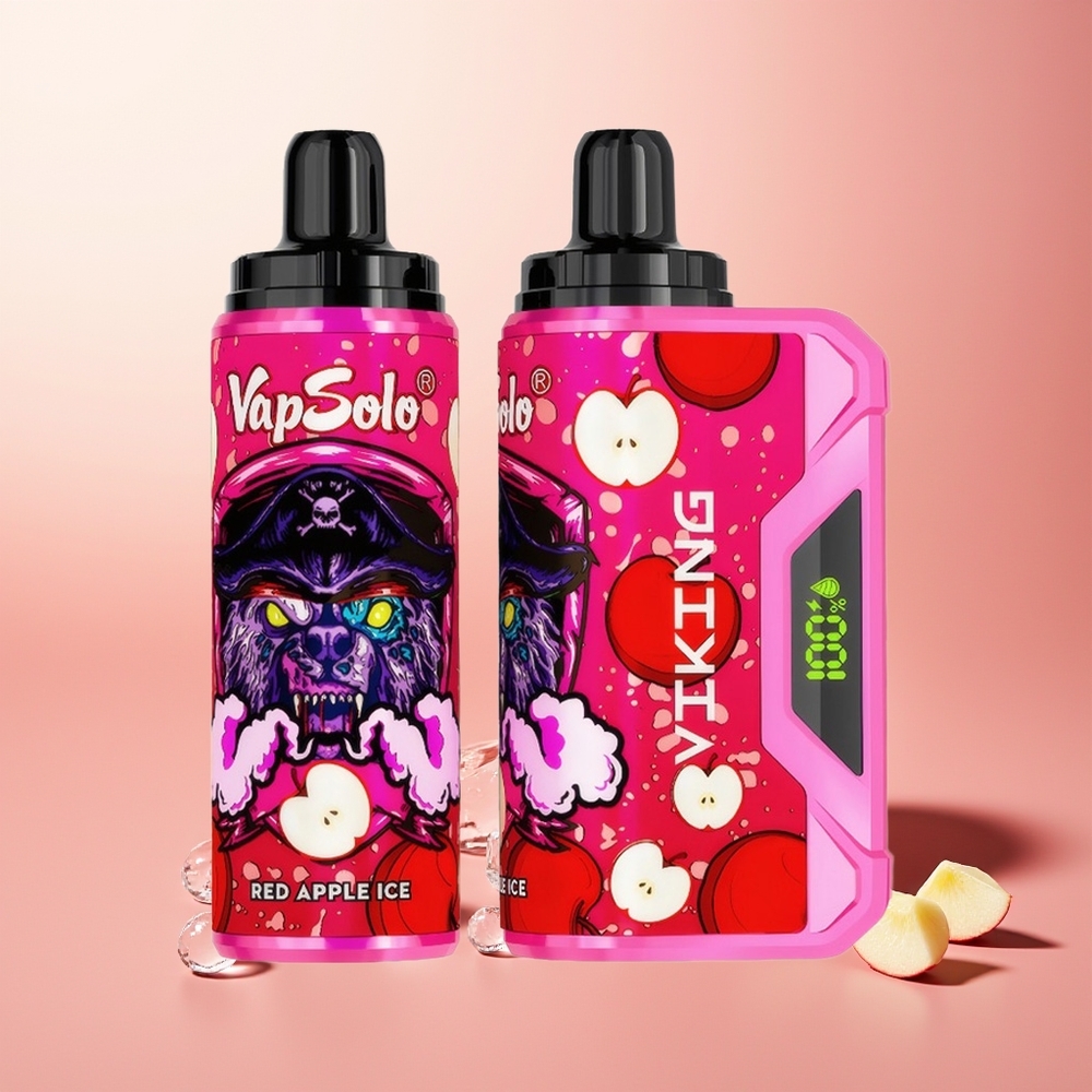 VapSolo VIKING 12000 تفاحة حمراء مثلجة بنكهة 22 مل