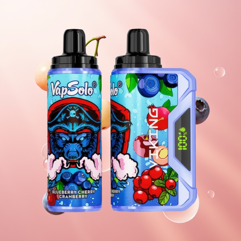 VapSolo VIKING 12000 توت أزرق كرز توت بري 22 مل