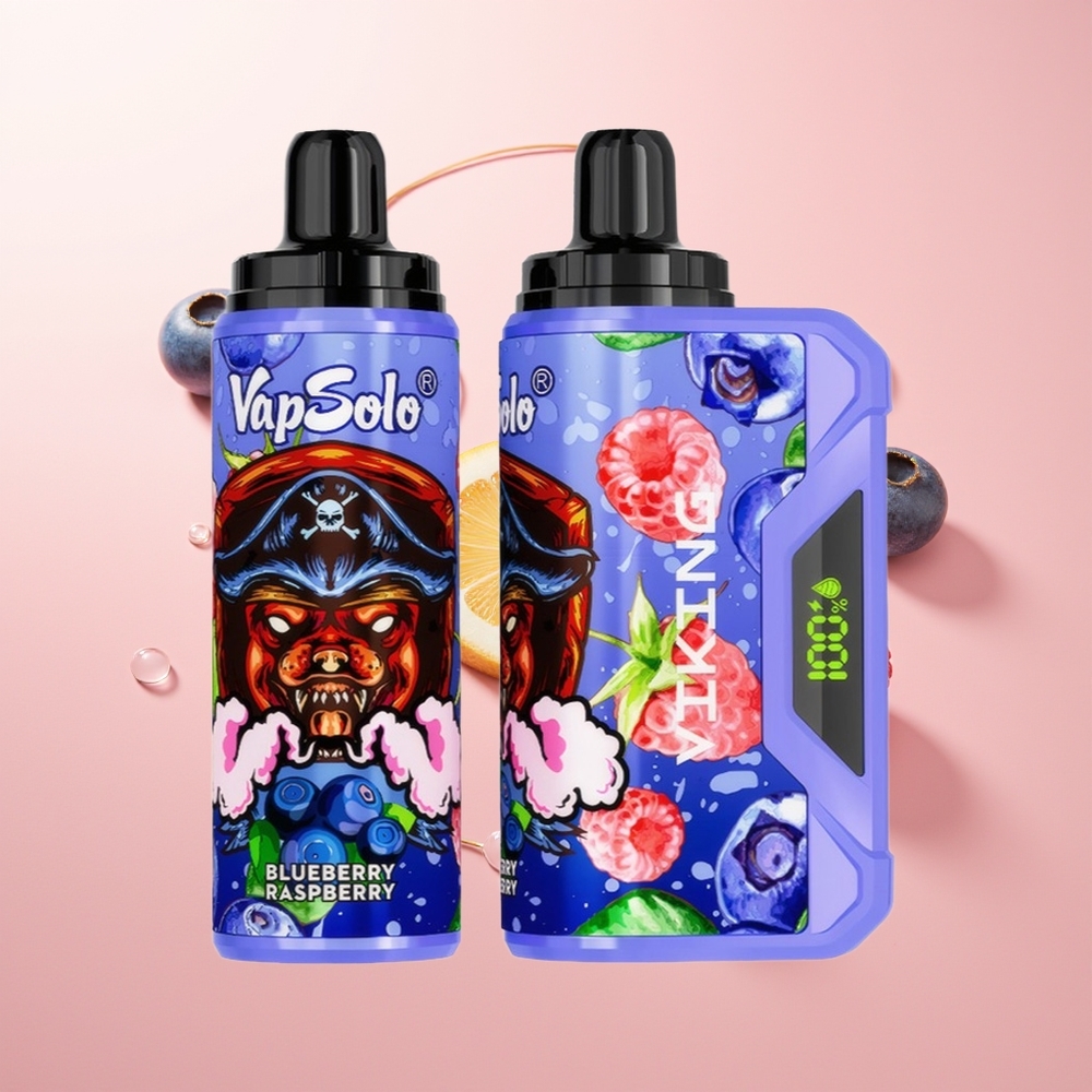 VapSolo VIKING 12000 توت العليق الأزرق 22 مل نوع سي