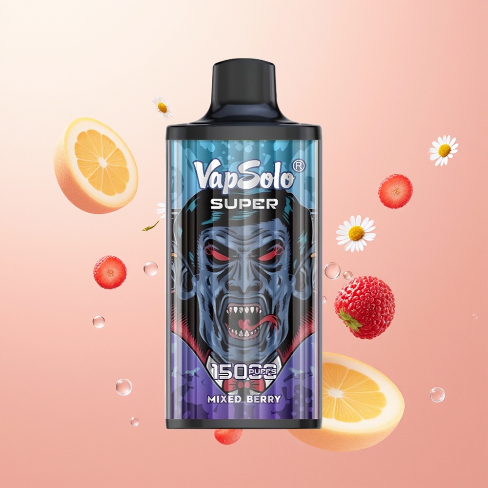 Vapsolo Super 15000 توت مشكل بشحن نوع سي وسعة بطارية 850 مللي أمبير