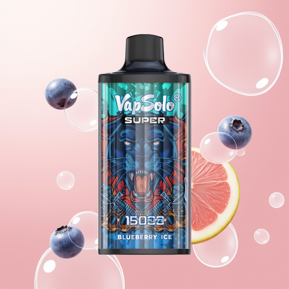 Vapsolo Super 15000 تُوت أزرق جليدي 850 مآه