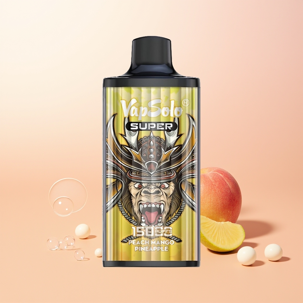 Vapsolo Super 15000 خوخ مانجو أناناس 40 مل 850 ملي أمبير
