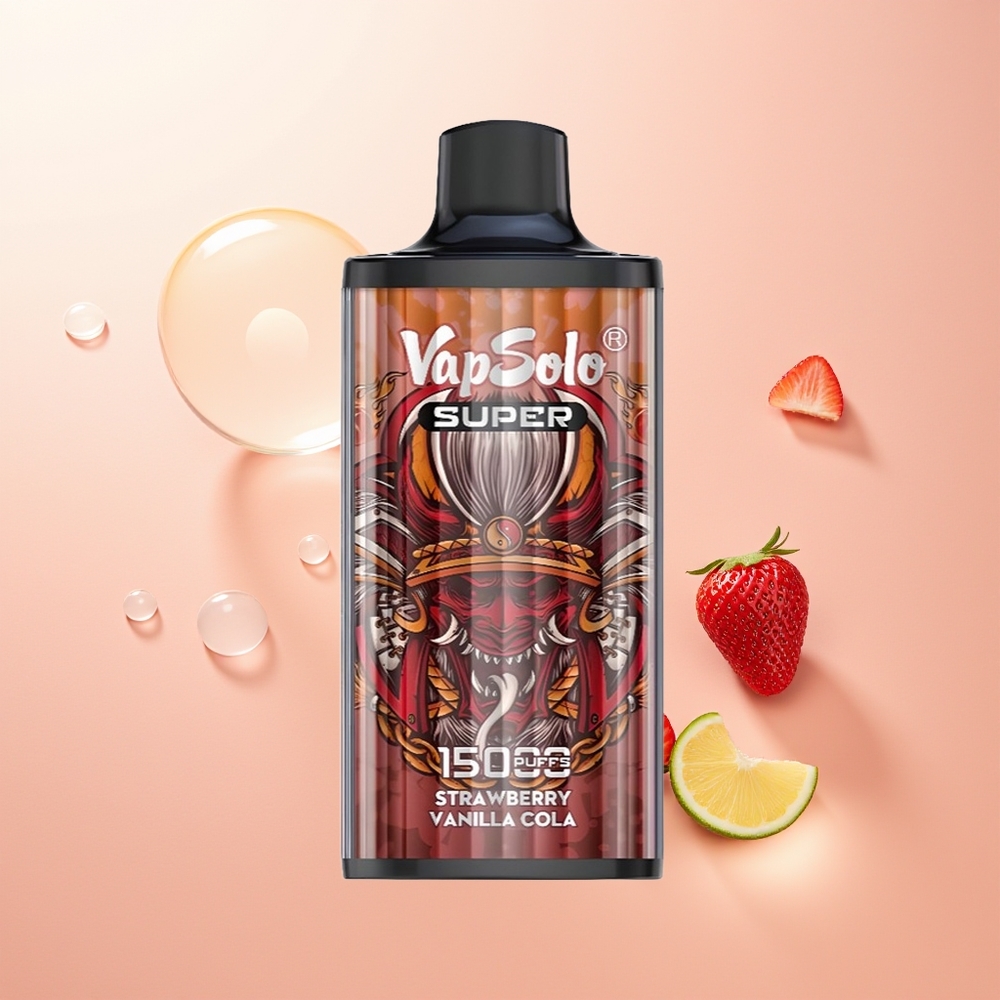 Vapsolo Super 15000 كولا فراولة فانيليا بنكهة 40 مل