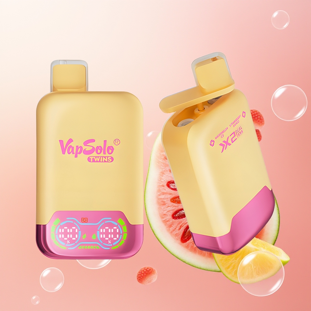 Vapsolo Twins 20000 بطيخ مثلج و فراولة مانجو مزدوج 40 مل