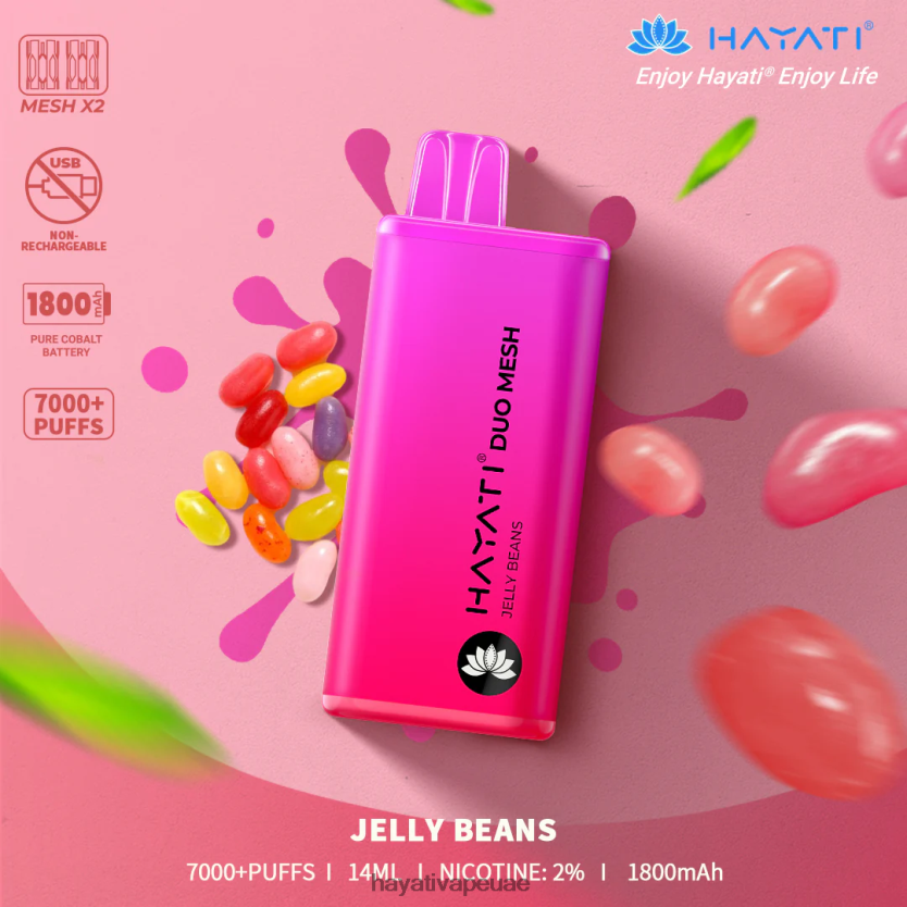 Hayati Duo Mesh يمكن التخلص منه حبوب الهلام - Hayati Vape Price 4B028H172
