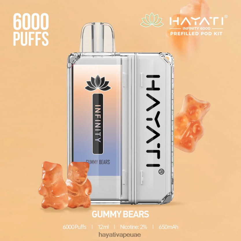 Hayati Infinity 6000 مجموعة جراب الدببة الصمغية - Hayati Store UAE 4B028H151