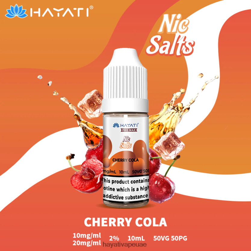 Hayati Pro Max أملاح النيكل كولا الكرز - Hayati Vape UAE 4B028H236