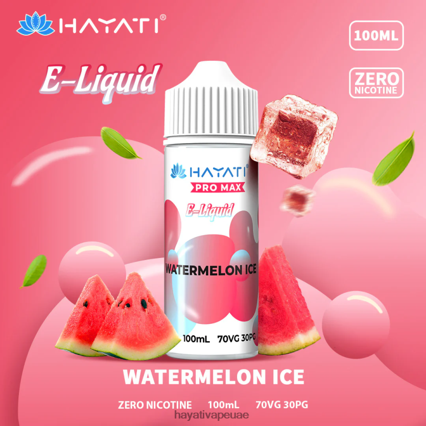Hayati Pro Max أملاح النيكل ثلج البطيخ - Hayati Vapes Wholesale 4B028H260