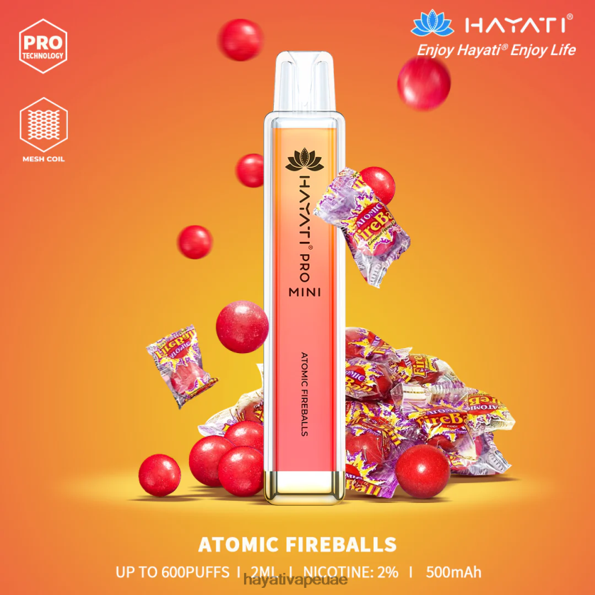 Hayati Pro Mini يمكن التخلص منه كرة نارية ذرية - Hayati Store UAE 4B028H1