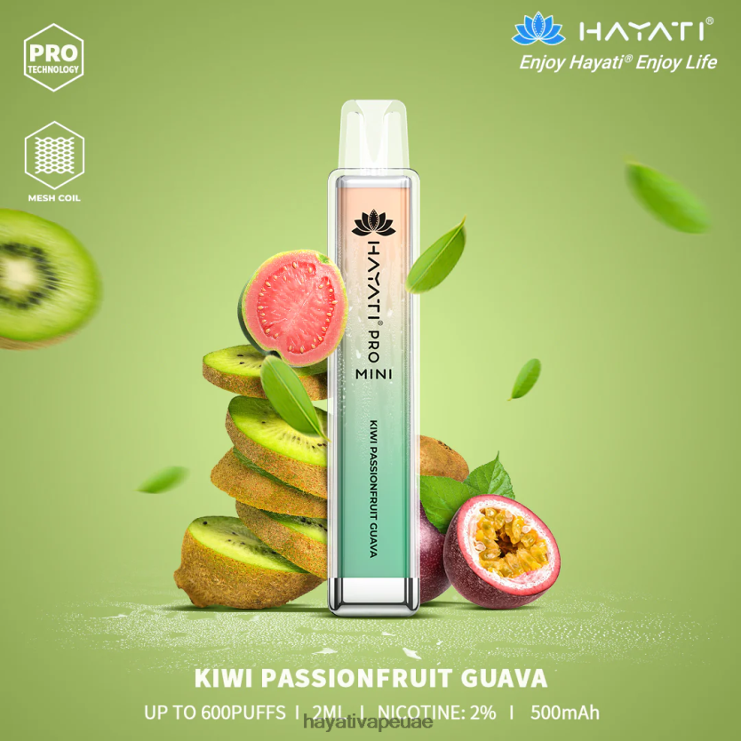 Hayati Pro Mini يمكن التخلص منه كيوي باشن فروت - Hayati UAE 4B028H13