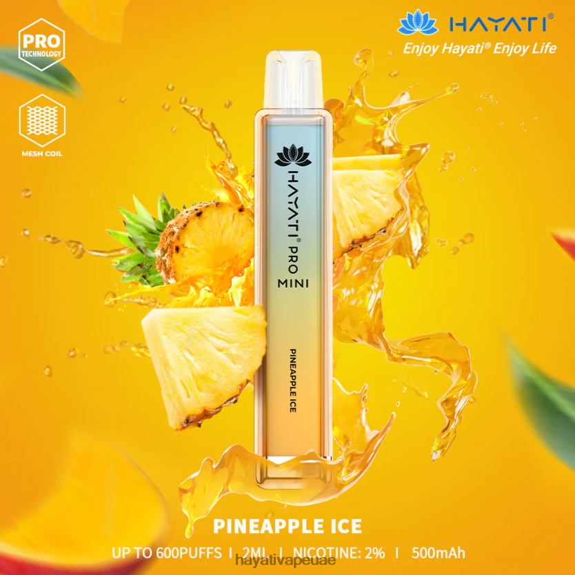 Hayati Pro Mini يمكن التخلص منه ثلج الأناناس - Hayati Vape Flavours 4B028H17