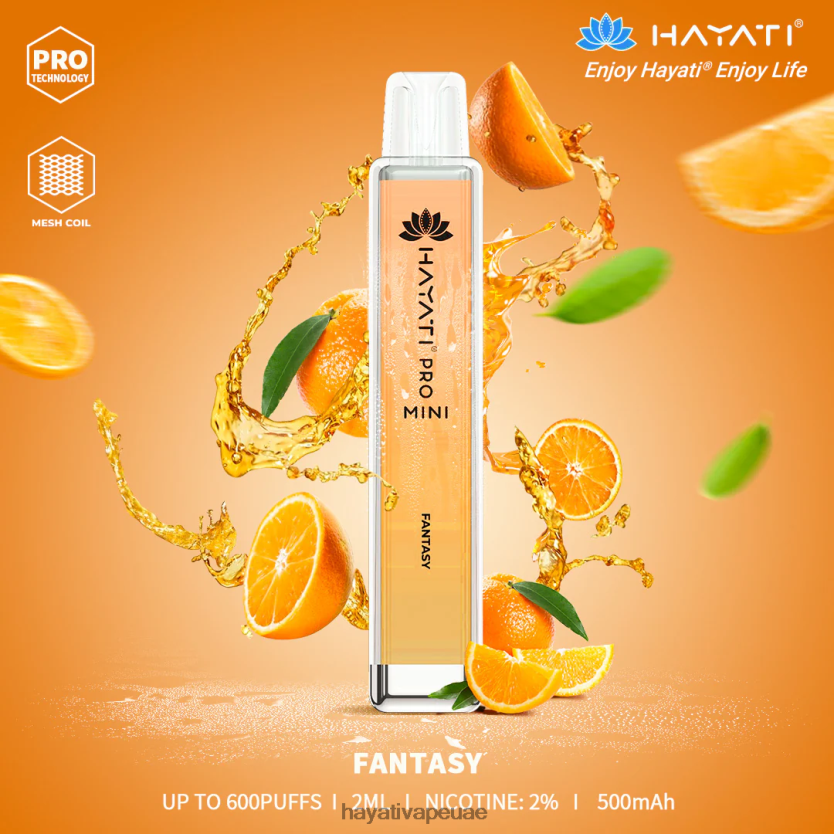 Hayati Pro Mini يمكن التخلص منه خيالي - Hayati Vape Flavours 4B028H27