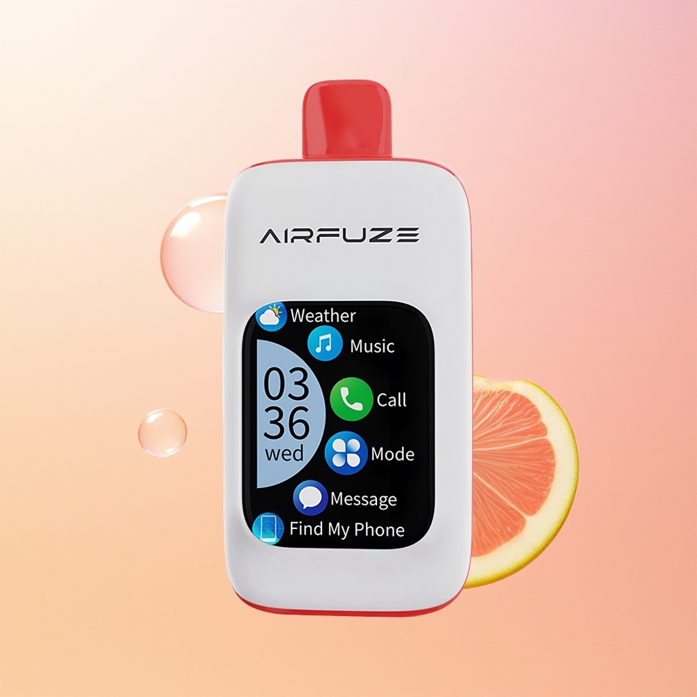 AirFuze Smart 30000 حلوى لوش الحامضة بشاشة تعمل باللمس ونيكوتين 5٪