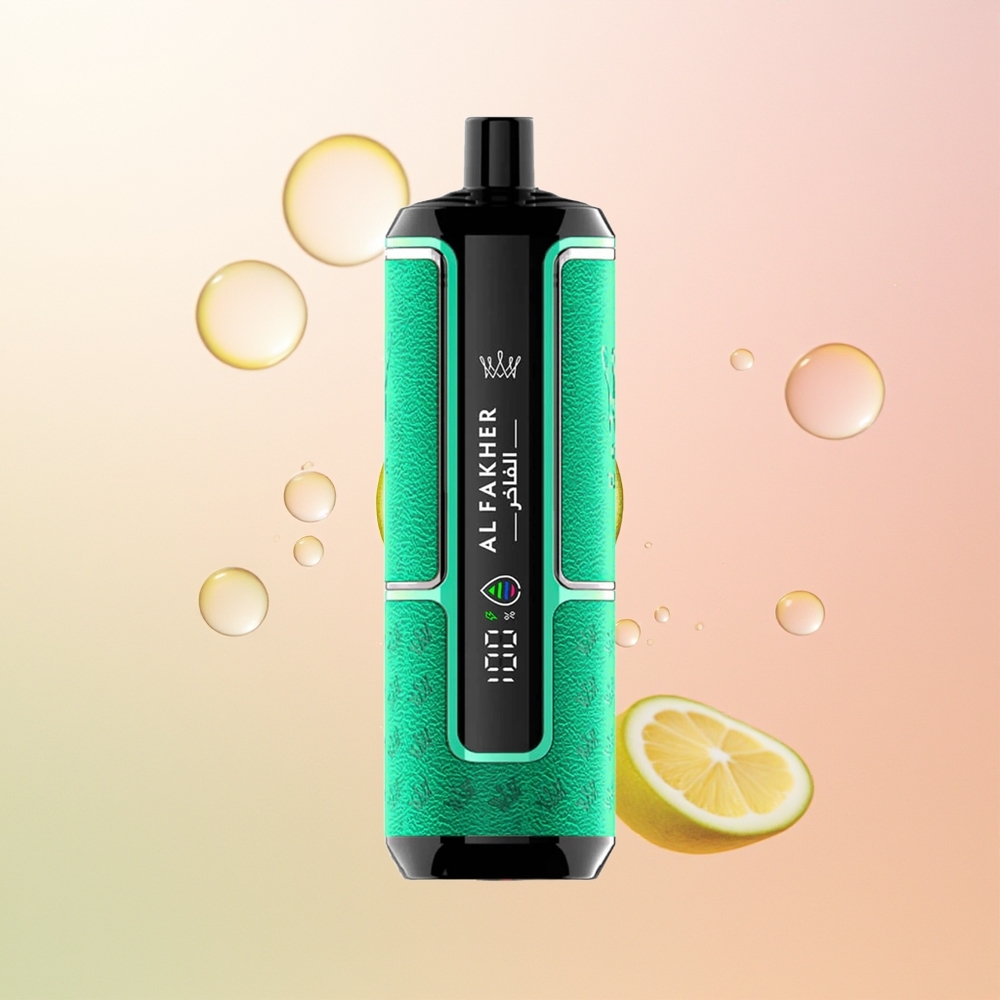 Al Fakher Crown Bar 15K Hypermax ليمون نعناع سعة 22 مل